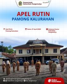 APEL RUTIN PAMONG KALURAHAN HARGOMULYO